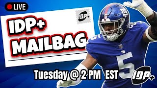 IDP+ Offseason Mailbag Show | Justin Frye Analysis