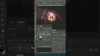 How to create dramatic lighting in Photoshop using these easy tips! #short #photoshoptricks