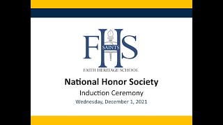 National Honor Society Induction Ceremony