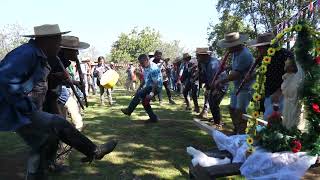 Primera parte de la procesión en la Fiesta de los arrieros 2023