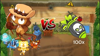 God Boosted Kylie Boomerang vs 100 ZOMG’s BTD6