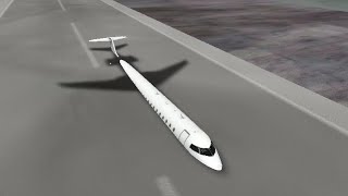 Real Flight Simulator (RFS)  playback glitch - CRJ900 takeoff at VMMC