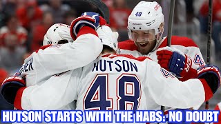 Lane Hutson Looks Ready to Start the Season with the Canadiens