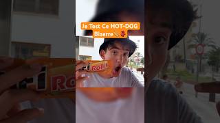 Je Test Ce #HOTDOG bizarre 🌭👺 | #humor #thénoir #caca #humour #ytshorts #degustation #food #comedy