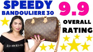 LOUIS VUITTON SPEEDY 30 BANDOULIERE | REVIEW/CHAT /STILL WORTH YOUR MONEY?