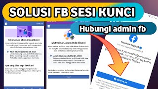 Cara hubungi admin team fb untuk atasi sesi kunci fb