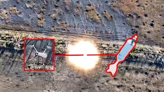 Drone-on-Drone: Ukrainian UAV Drops Munition on Mid-Air Russian Mavic