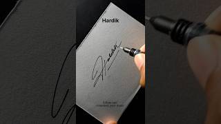 #hardik name signature style  #signature #signoartist #hsignature