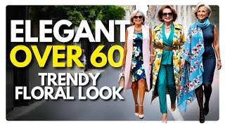 🌸 Wear 𝗙𝗟𝗢𝗥𝗔𝗟 𝗣𝗥𝗜𝗡𝗧 clothes with style and elegance | Women over 60 | 𝗧𝗿𝗲𝗻𝗱𝘆 𝗙𝗹𝗼𝗿𝗮𝗹 𝗟𝗼𝗼𝗸 𝗜𝗱𝗲𝗮𝘀 𝟮𝟬𝟮𝟰