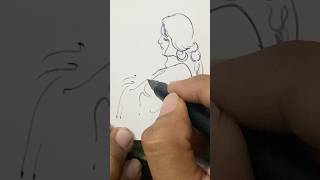 Woman drawing sketch #womansketch #womandrawing #artshorts #shortsfeed #shortsviral #art