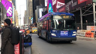 MTA MaBSTOA: Small Bus Actions @ Time Square-42 St