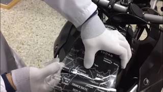 BMW R1200GS 2004 to 2007. HOW TO APPLY, INSTALL , look TUTORIAL full set tank stickers decals .