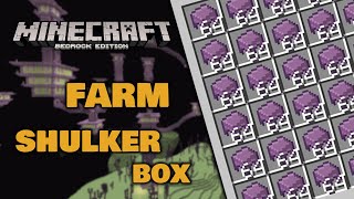 FARM DI SHULKER BOX SUPER FACILE | MINECRAFT BEDROCK 1.21