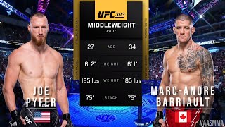 JOE PYFER VS MARC-ANDRE BARRIAULT FULL FIGHT UFC 303