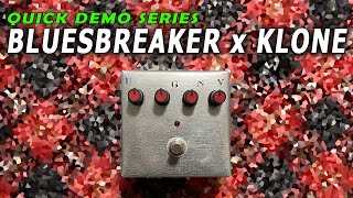 Thick and Sweet tone for days! Bluesbreaker + Klone custom pedal, Quick Demo!