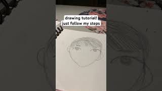 girl drawing tutorial! #apple #trending #shorts #drawingtutorial #art