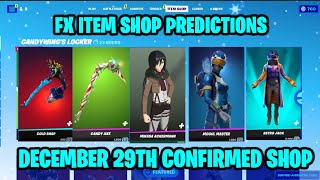 December 29th 2023 Fortnite Item Shop CONFIRMED / Fortnite Early Item Shop Prediction December 29th