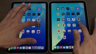 iPad mini 7 vs mini 6 Jelly Scrolling test