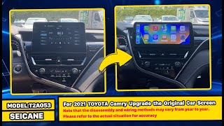 CarPlay Android Radio Upgrade for Toyota Camry 2021 | Installation Guide & Review