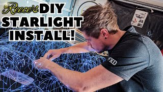 How To Install LED Fiber Optic Star Light Ceiling Kit into CAR ROOF HEADLINER