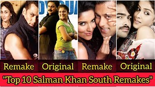 "🔥 Salman Khan's Top 10 Bollywood Remakes from the South! 🎬🇮🇳"