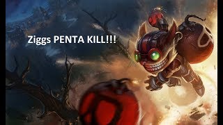 My first Penta Kill!  Late game Ziggs in Nexus Blitz!