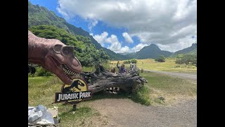 Jurassic Park Adventure tour at Kualoa Ranch in Ohau, Hawaii