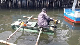 Asikknya Mancing dengan perahu drum #2