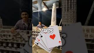 WORLDS BIGGEST playing card structure!