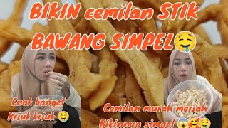 RESEP STIK BAWANG SIMPEL CUMA PAKE TERIGU DOANGG 😱‼️CEMILAN MURAH MERIAH ENAK DAN GAMPANG DI BIKIN