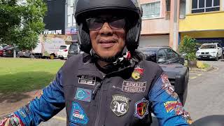 Flag OFF rider2 BELUT TV di BIKERZ GARAJ | kedai helmet murah, trending dan rare |