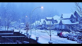 ติดลบ -3 องศา หิมะสวยๆๆตกวันแรก  แวนคูเวอร์   The First Snow in Vancouver Canada  #snow