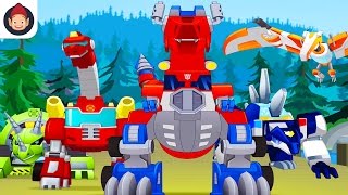 Transformers Rescue Bots Dino Island iOS/Android Storybook Game App With Optimus Prime & Dinobots