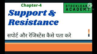 Support and Resistance Line, What is support and resistance lines? Chapter-4, Our Power of Stocks