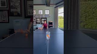 Insane Ping Pong Trickshot! #trickshots #trickshot #shorts