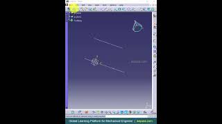 Project Point on Curve in Catia v5 |  Learn Advanced Surfacing