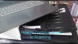 How to scan in continuous mode in Kyocera M2040dn machine