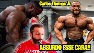 REAGINDO AO FíSICO E TREINO DO GIGANTE CARLOS THOMAS Jr