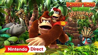 Donkey Kong Country Returns HD - Announcement Trailer - Nintendo Switch