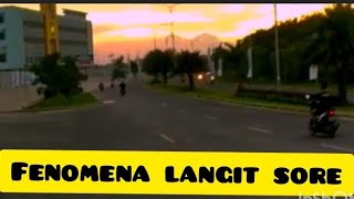 FENOMENA LANGIT SORE DI METLAND CIBITUNG ||JALAN JALAN SOREKU #short #dailyvlog #jalanjalansore