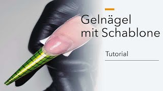 Gelnägel mit Schablone //Thixo Magic