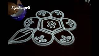 Aavani masam kolam|3*2dot Beginners rangoli|pandaga muggulu| Navratri kolam|easy rangoli