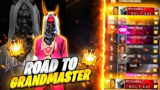 Free Fire Live Rank Push With Subscribers 🤯 Easy Grandmaster Garena free fire 🔥