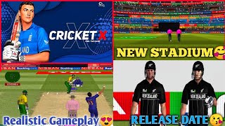 Cricket X Fan Made Cricket Game  Features Revel😘 New Stadium  Real Face many more & Release Date🥰