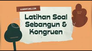 Latihan Soal Sebangun dan Kongruen