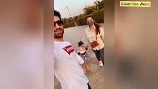 Aiman Khan & Muneeb Butt Day out with their Daughter Amal Muneeb