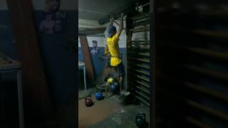 6 pull ups weight 48 kilos (старое видео)