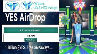 free Airdrop YES token claim join fast 🔥 Tamil