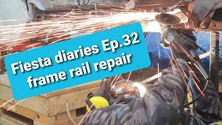 Starting chassis rail repairs | Fiesta diaries | Ep.32