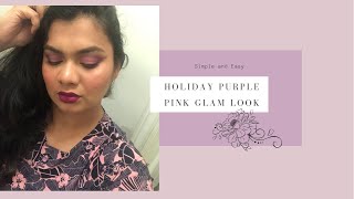 Dec 22, 2020 Purple Pink Glam Look using ABH Norvina mini pro pigment palette|Holiday Glam Look